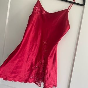 Silk Red Babydoll from Victoria’s Secret